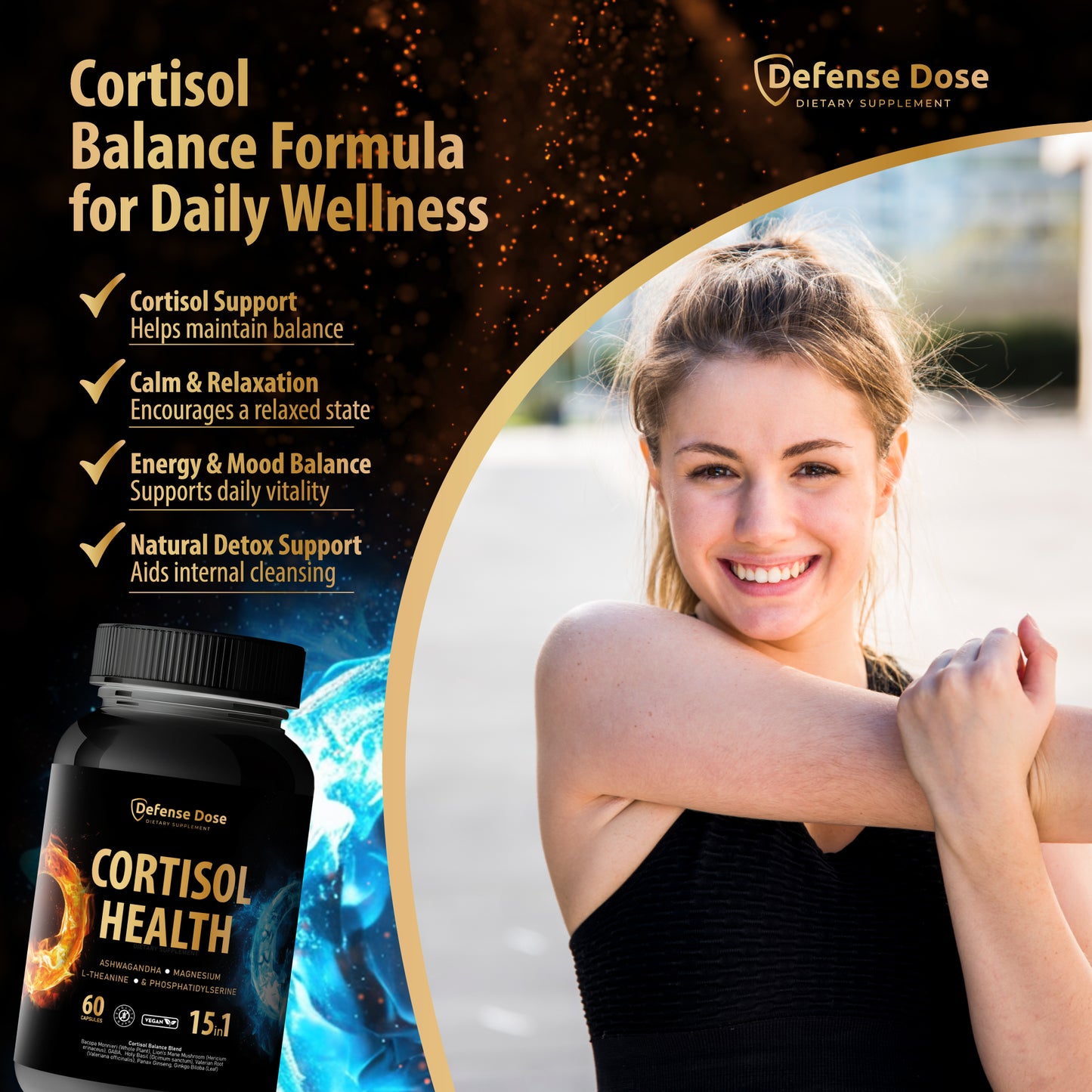 Cortisol Supplement for Women & Men