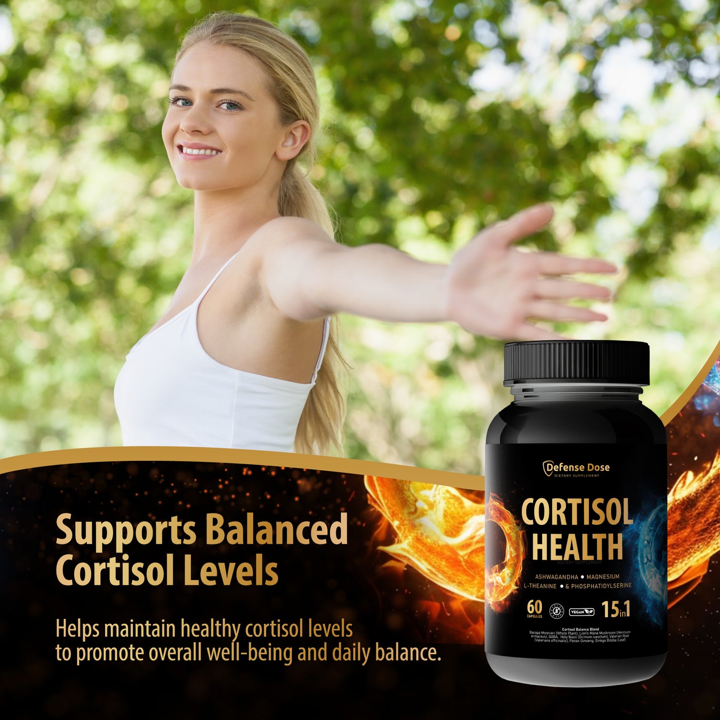 Cortisol Supplement for Women & Men