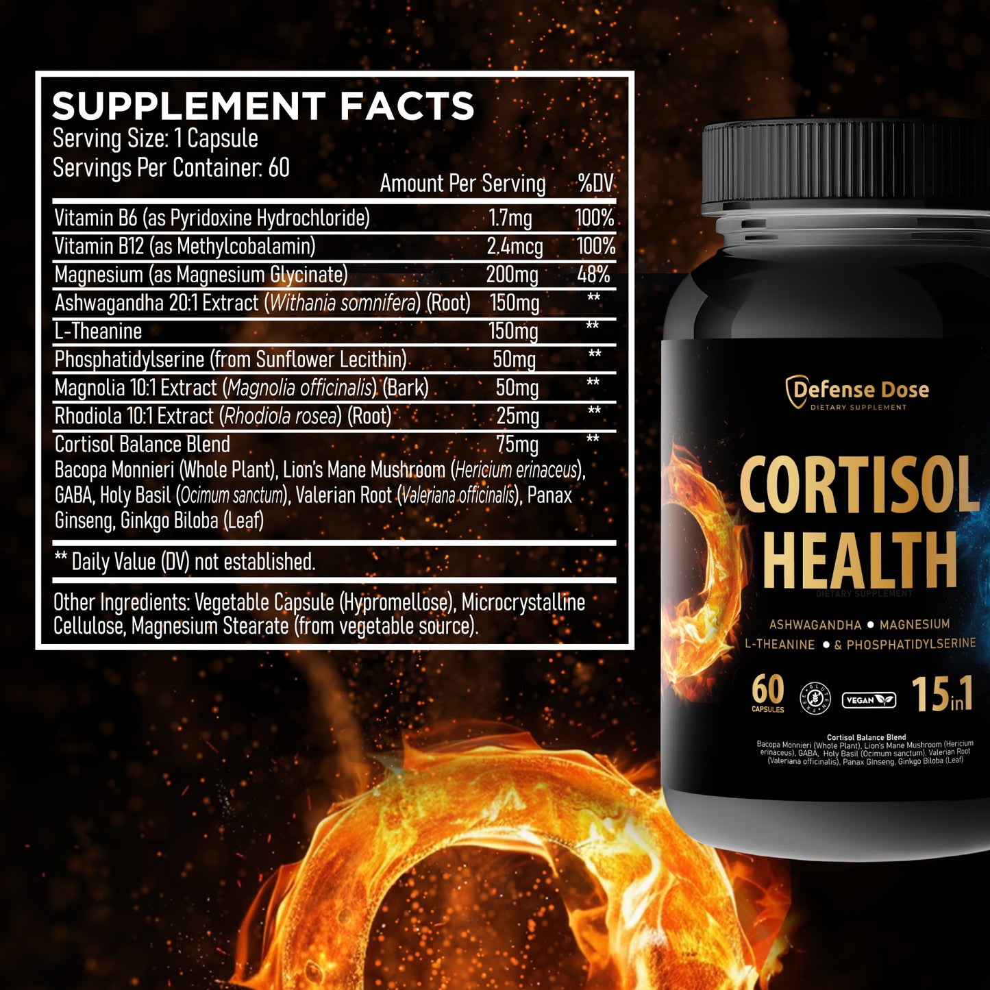 Cortisol Supplement for Women & Men
