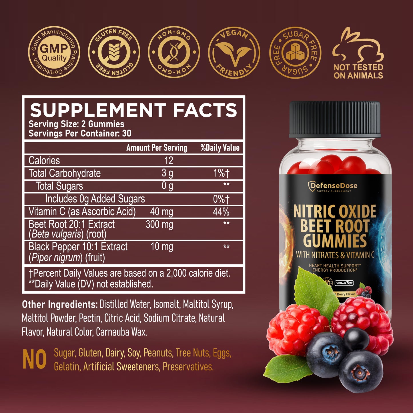 Defense Dose Beet Root Gummies