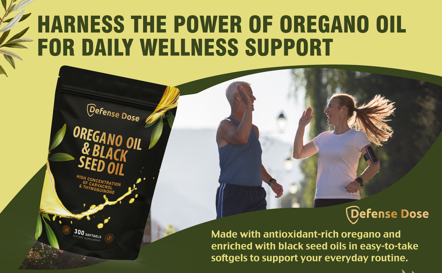 Defense Dose Oil of Oregano & Black Seed Oil