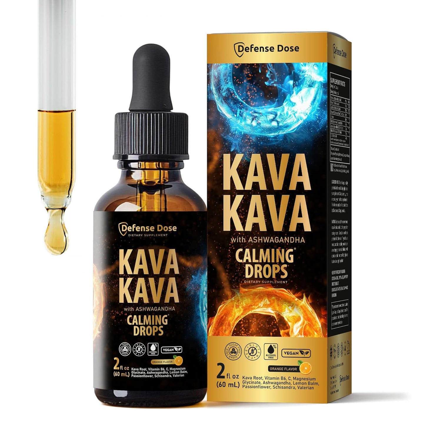 Kava Kava Ashwagandha Extract Liquid Drops