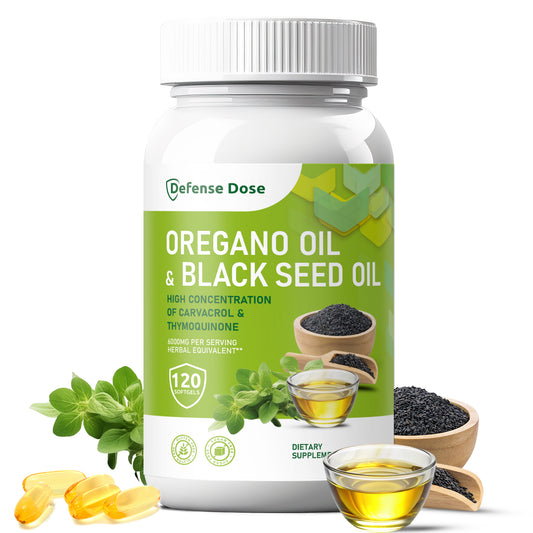 Defense Dose Oil of Oregano with Black Seed Oil