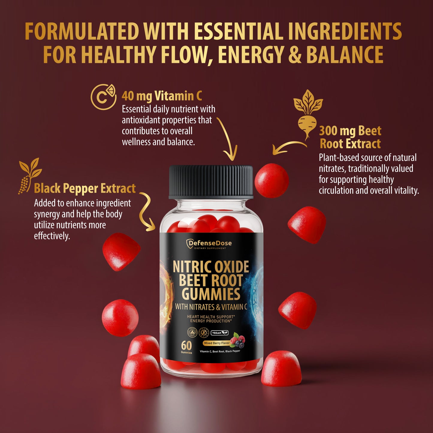 Defense Dose Beet Root Gummies