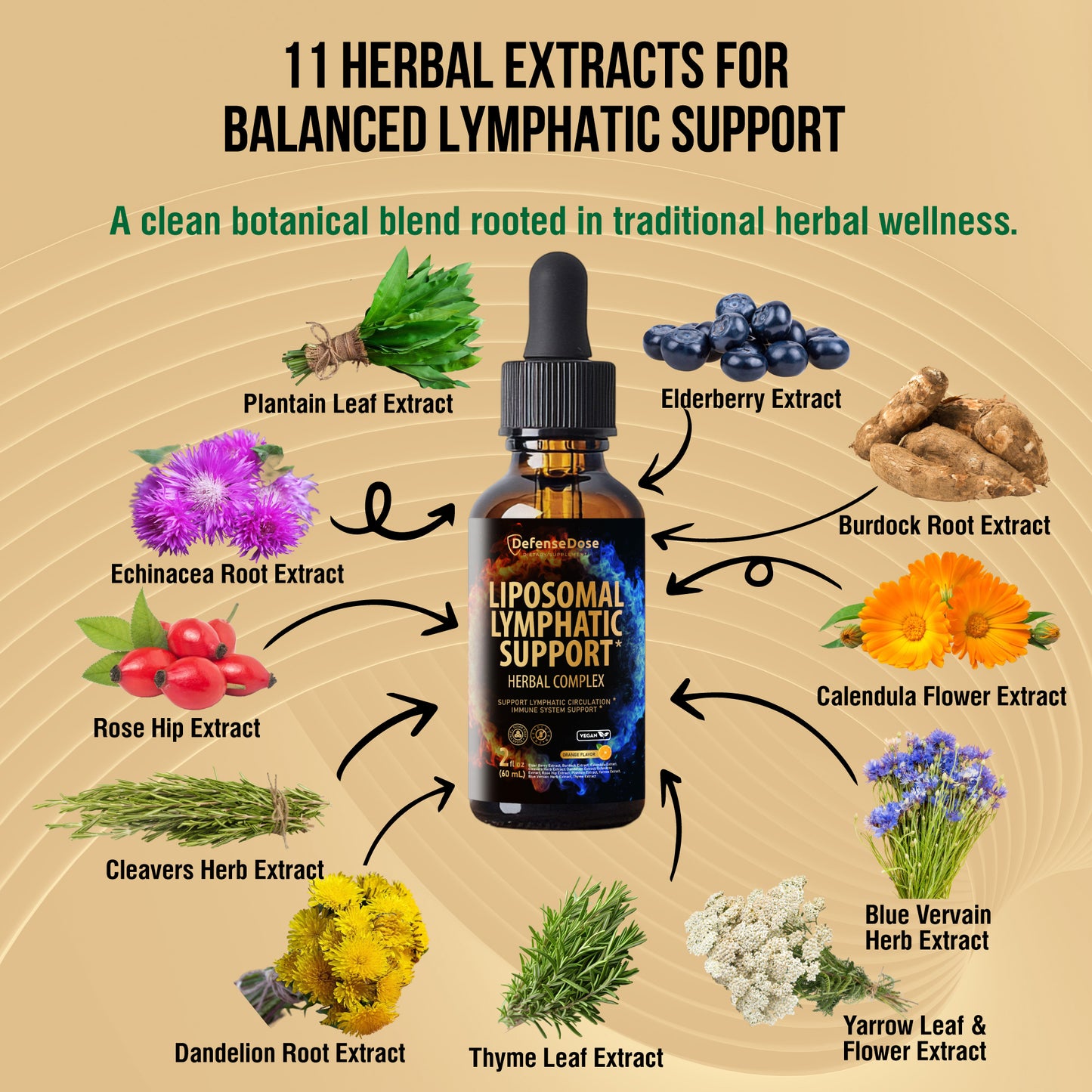 Defense Dose Liposomal Lymphatic Drainage Drops
