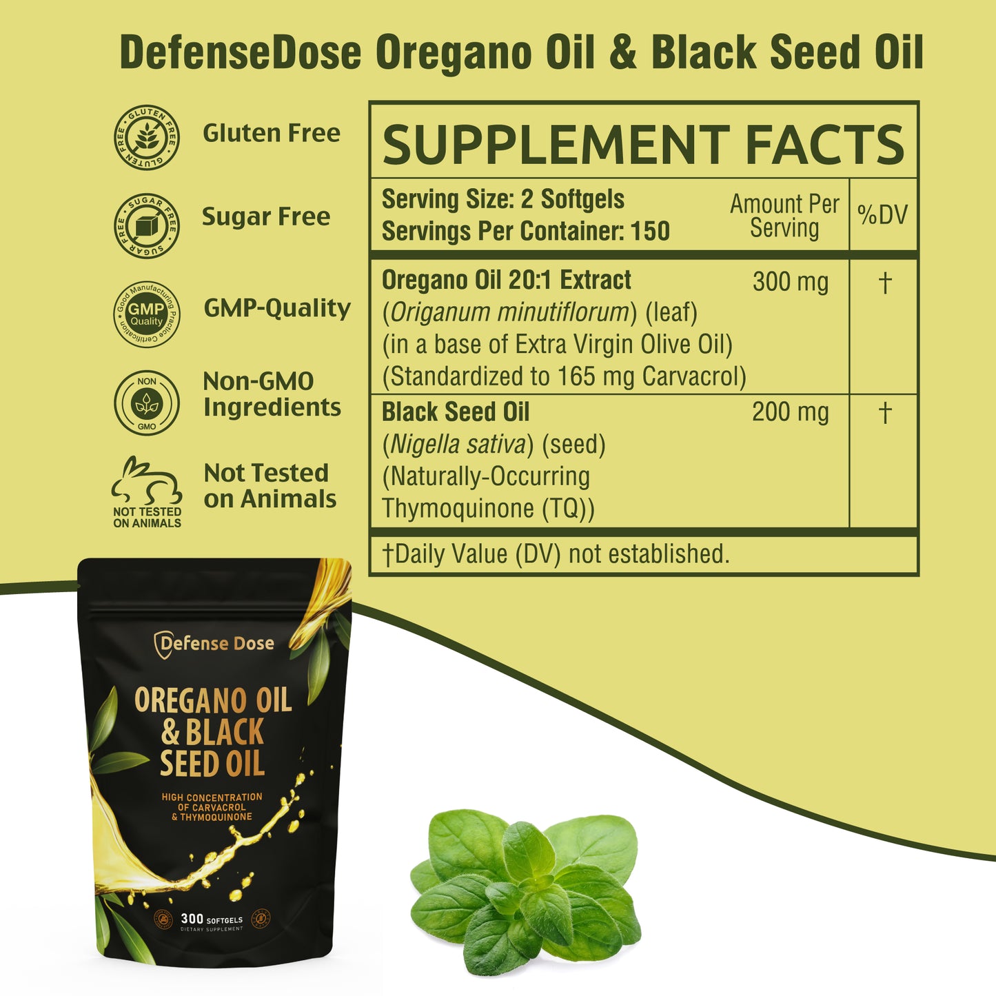 Oil of Oregano & Black Seed Oil
