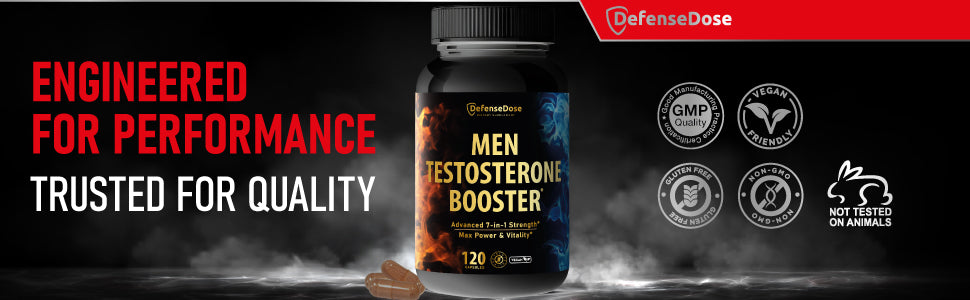Defense Dose Testosterone Libido Booster Supplement for Men