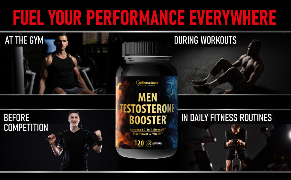 Defense Dose Testosterone Libido Booster Supplement for Men