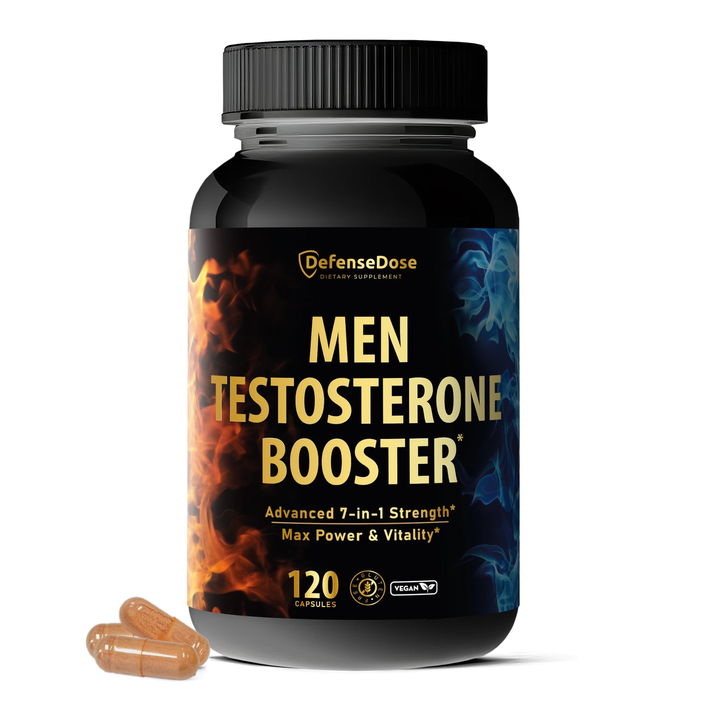Defense Dose Testosterone Libido Booster Supplement for Men